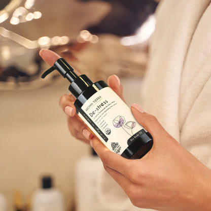 Best Body oil for stress relief by Aroma Tierra.
