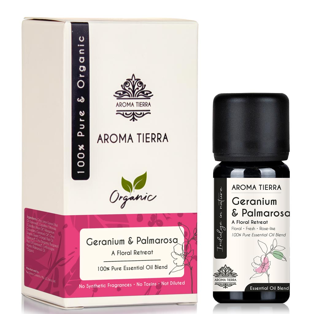Geranium & Palmarosa Essential Oil Blend
