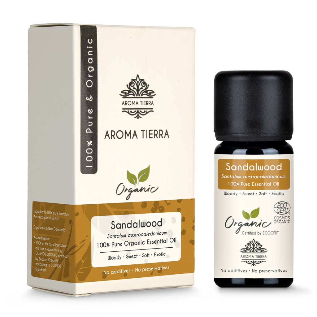 Organic Sandalwood Essential Oil - 100% Pure Natural
