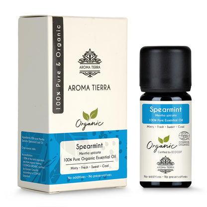 Organic Spearmint Essential Oil - 100% Pure Natural