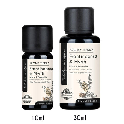 Frankincense & Myrrh Essential Oil Blend – Soothing & Grounding Aroma