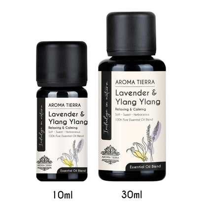 Lavender & Ylang Ylang Essential Oil Blend - Relaxing & Calming Aroma