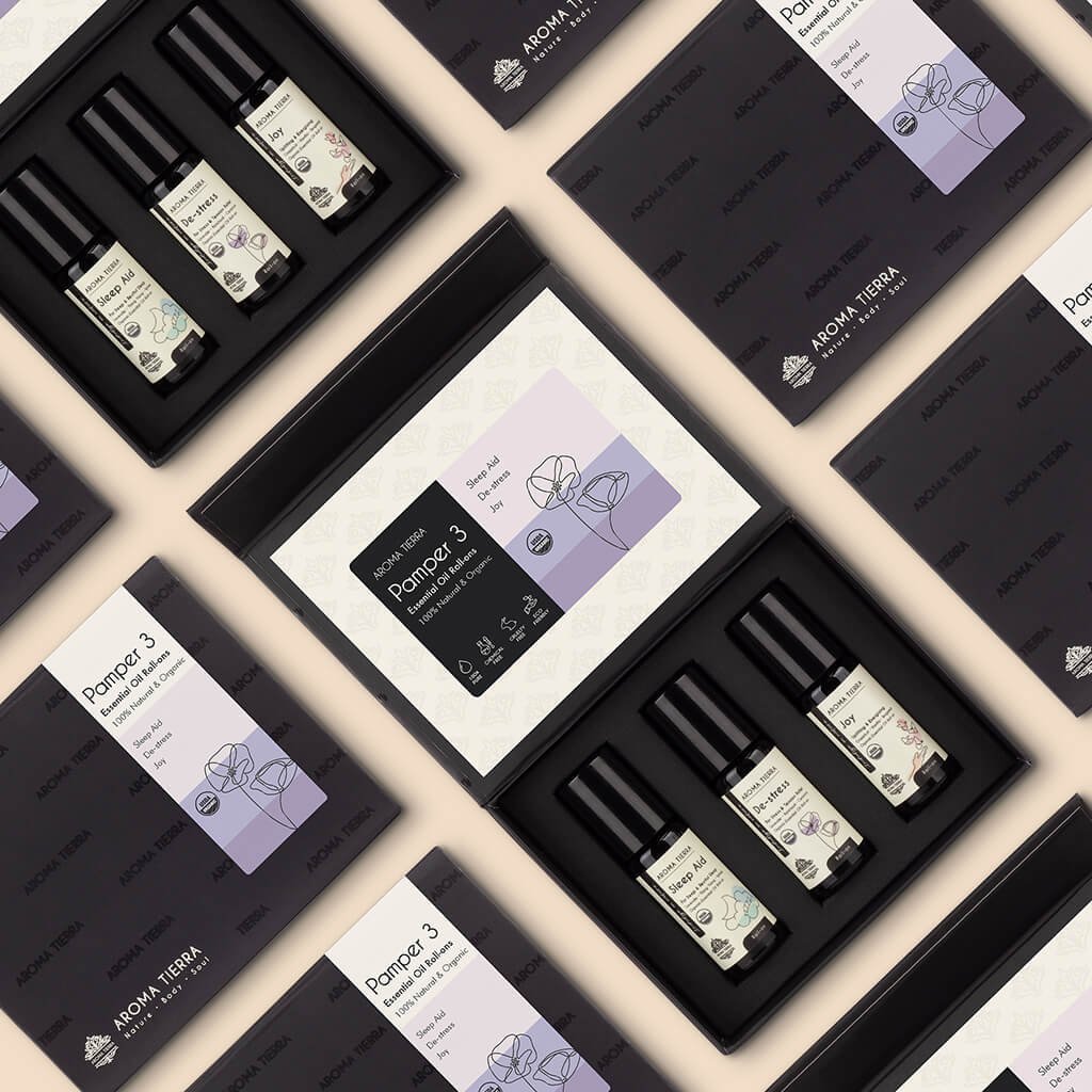 Luxury organic essential oils for wellness