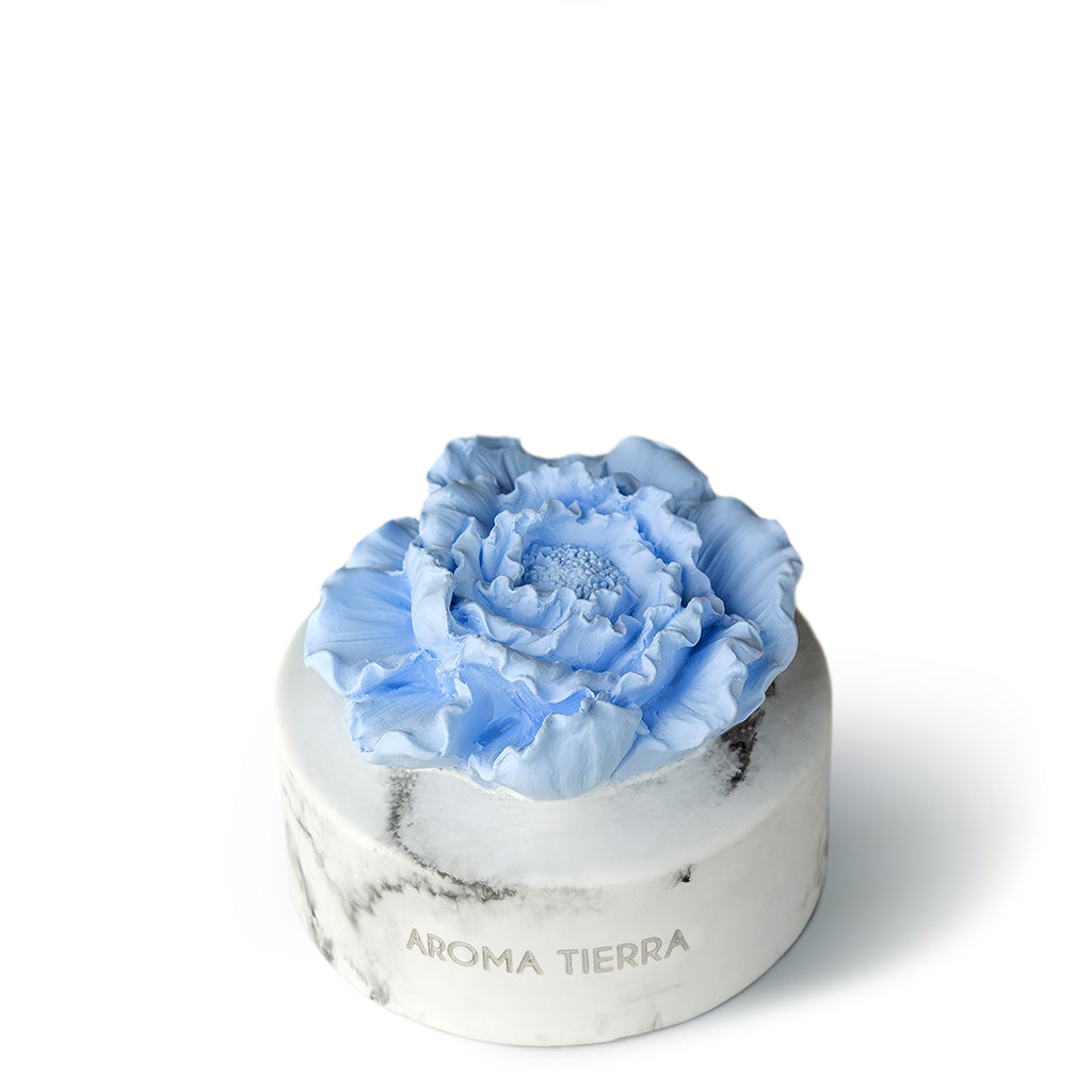 cera flora blue flower ceramic essential oil diffuser for home aroma