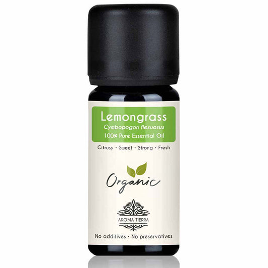 Organic Lemongrass Essential Oil - 100% Pure Natural