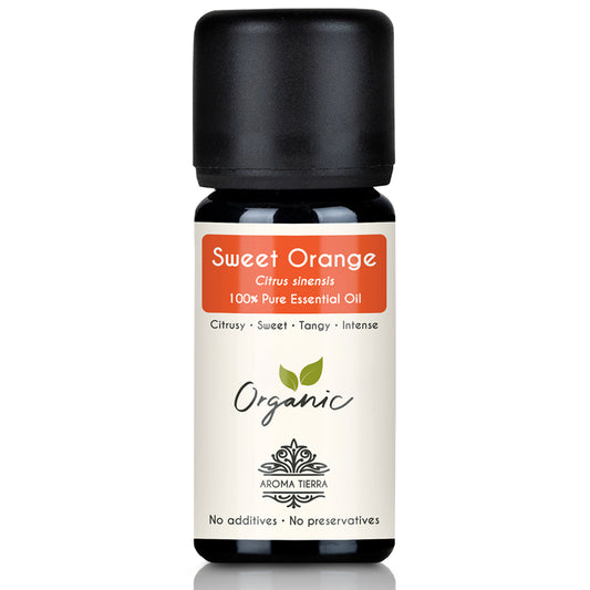 Organic Orange Essential Oil (Sweet Orange) - 100% Pure