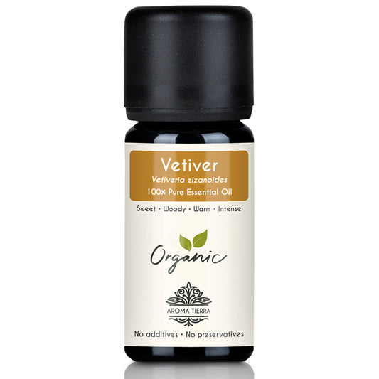Organic Vetiver Essential Oil - 100% Pure Natural