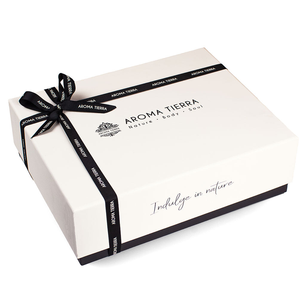 Gift Set - Santorini Ceramic Diffuser Dawn & 3 Essential Oils