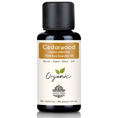 Organic Cedarwood Essential Oil - 100% Pure Natural