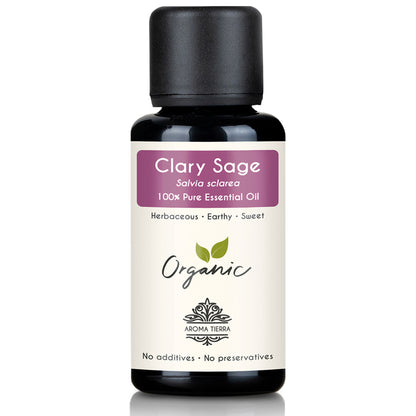 Organic Clary Sage Essential Oil - 100% Pure Natural
