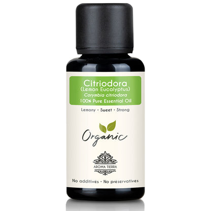 Organic Citriodora Essential Oil (Lemon Eucalyptus) - 100% Pure