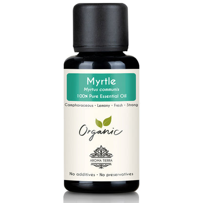 Organic Myrtle Essential Oil - 100% Pure Natural