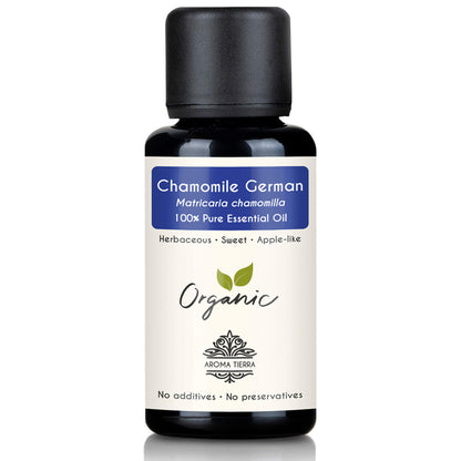 Organic Chamomile Essential Oil (German) - 100% Pure Natural
