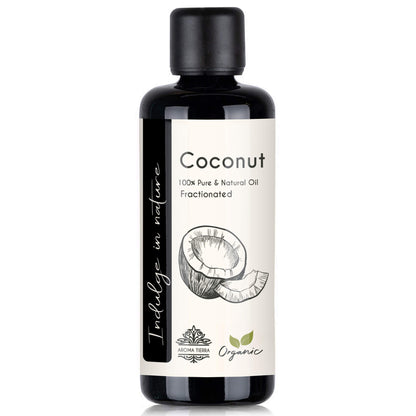 Organic Fractionated Coconut Oil (Liquid) - 100% Pure Natural
