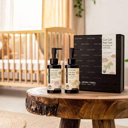 Guli Guli Baby Oil Gift Set - Massage Oil + Hair Oil