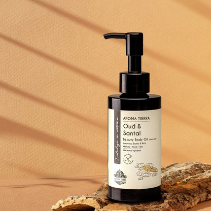 عود سانتال - زيت جاف للجسم