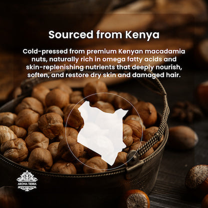 Organic Macadamia Oil — 100% Pure, Cold-Pressed, Unrefined
