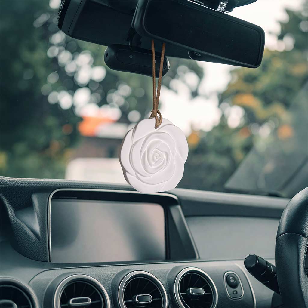 Cera Rosa - Ceramic Essential Oil Diffuser for Hanging (Non-Electric)