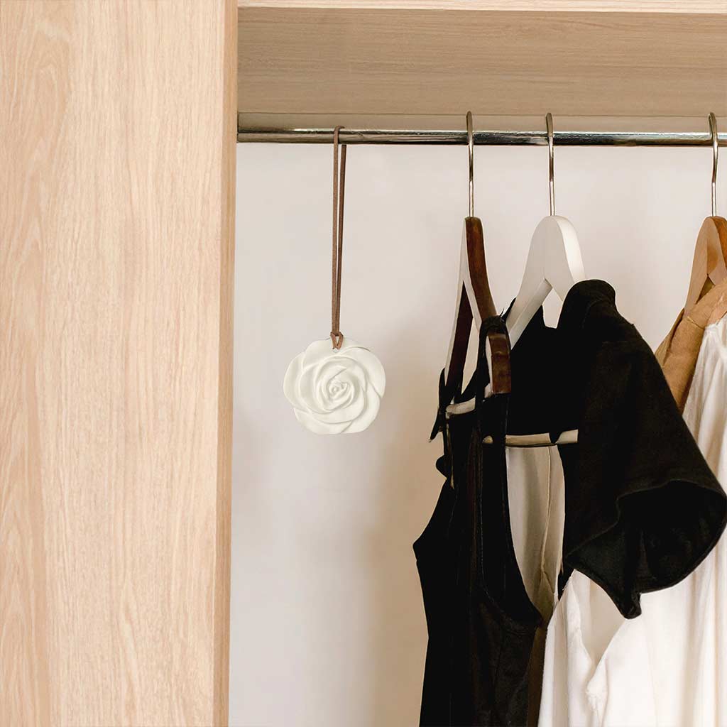 Cera Rosa - Ceramic Essential Oil Diffuser for Hanging (Non-Electric)