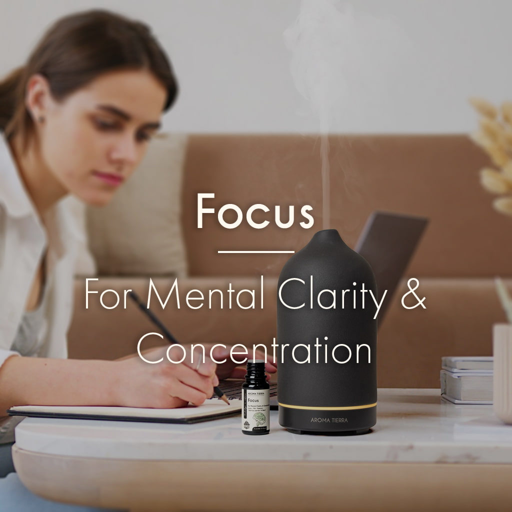 Focus Essential Oil Blend – For Mental Clarity & Concentration