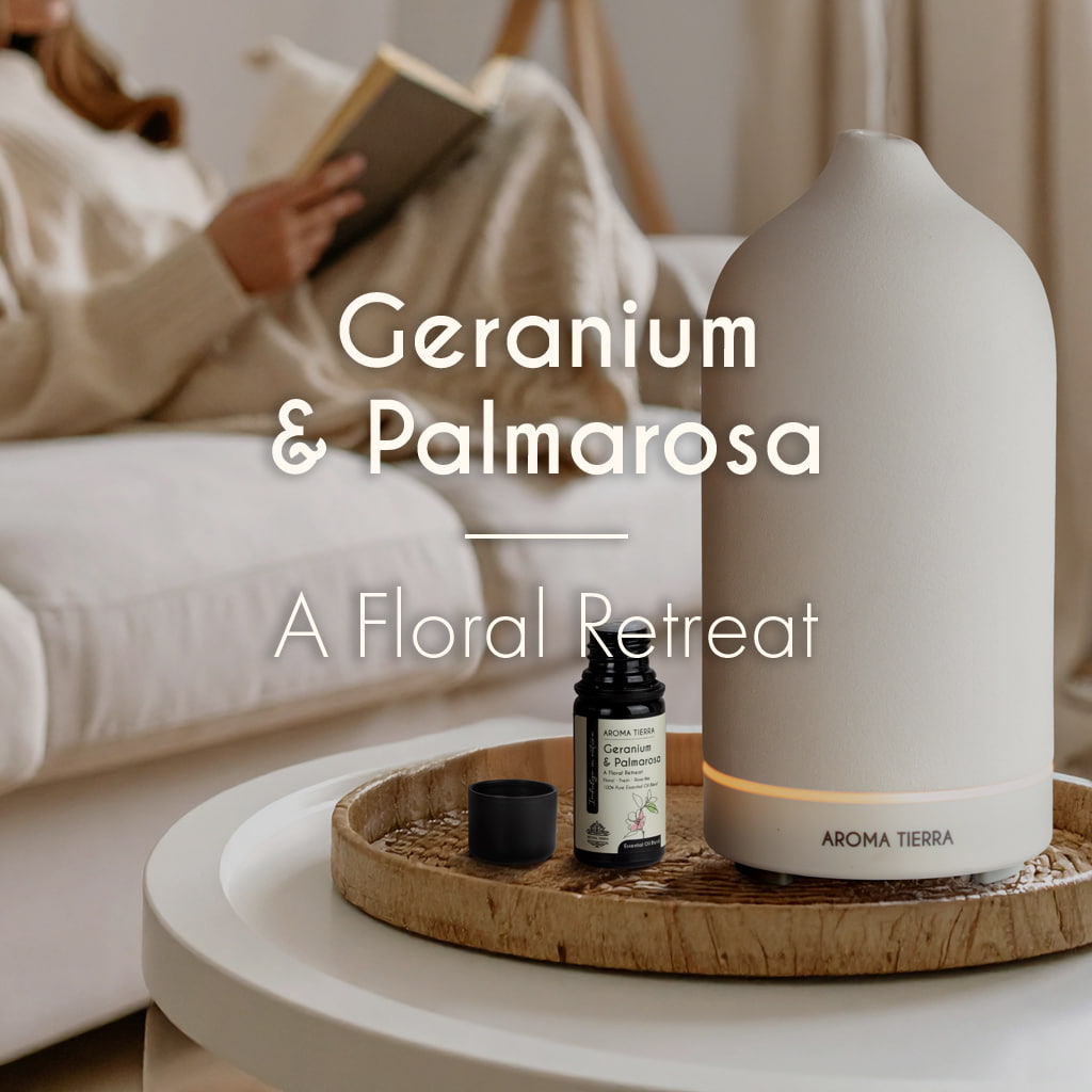 Geranium & Palmarosa Essential Oil Blend