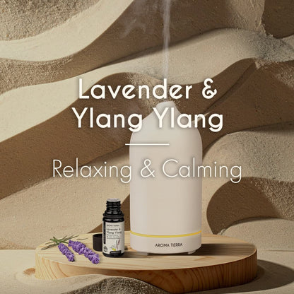 Lavender & Ylang Ylang Essential Oil Blend - Relaxing & Calming Aroma