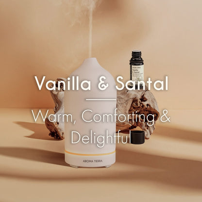 Vanilla & Santal Essential Oil Blend - Warm, Comforting & Delightful Aroma