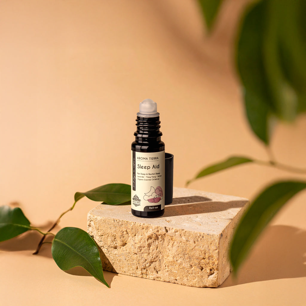 مساعد النوم - زيت عطري دوار عضوي