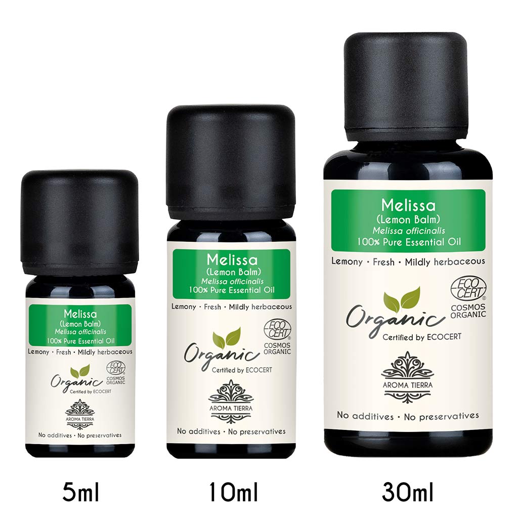 Organic Melissa Essential Oil (Lemon Balm) – 100% Pure & Natural