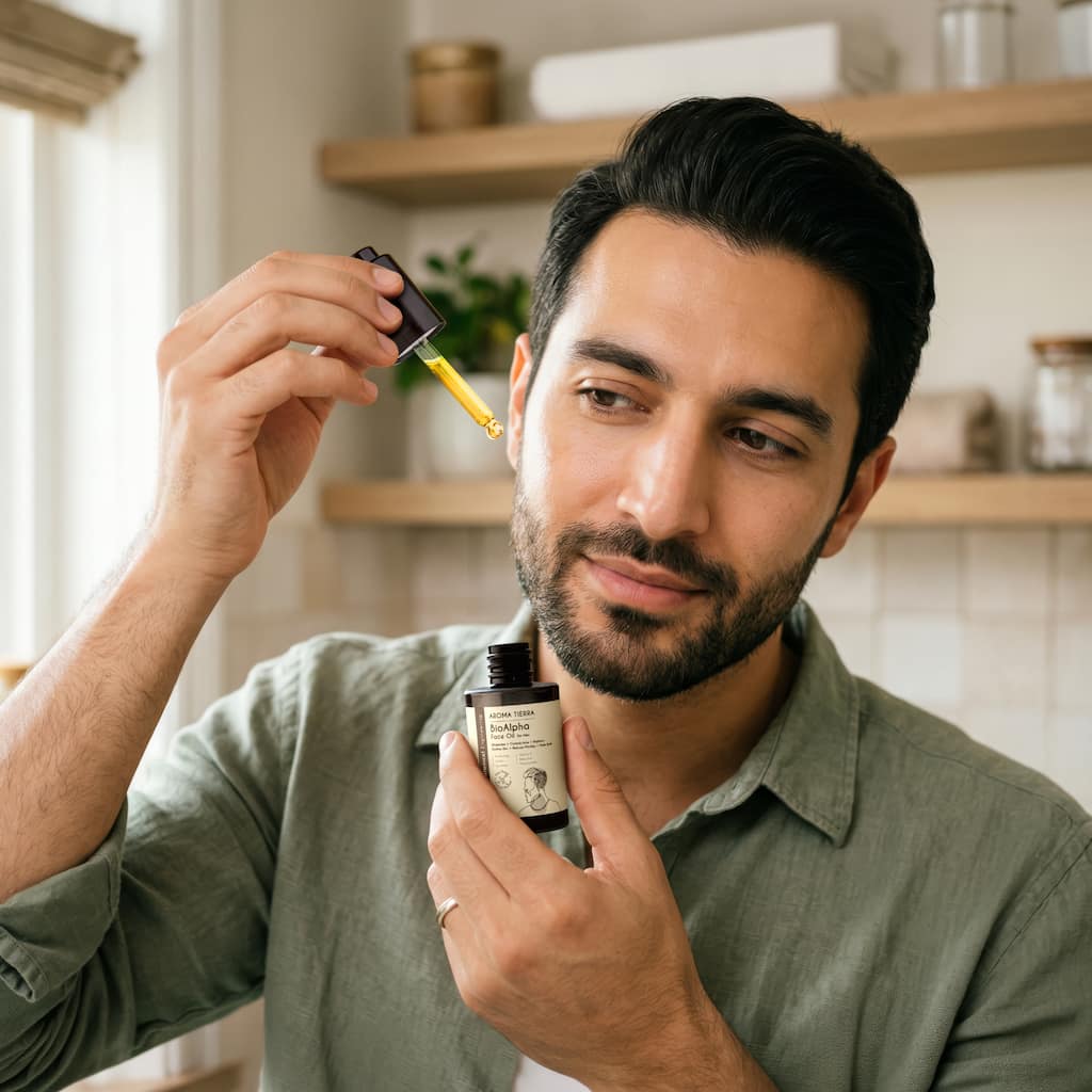 BioAlpha Face Oil – High-Performance Oil for Men
