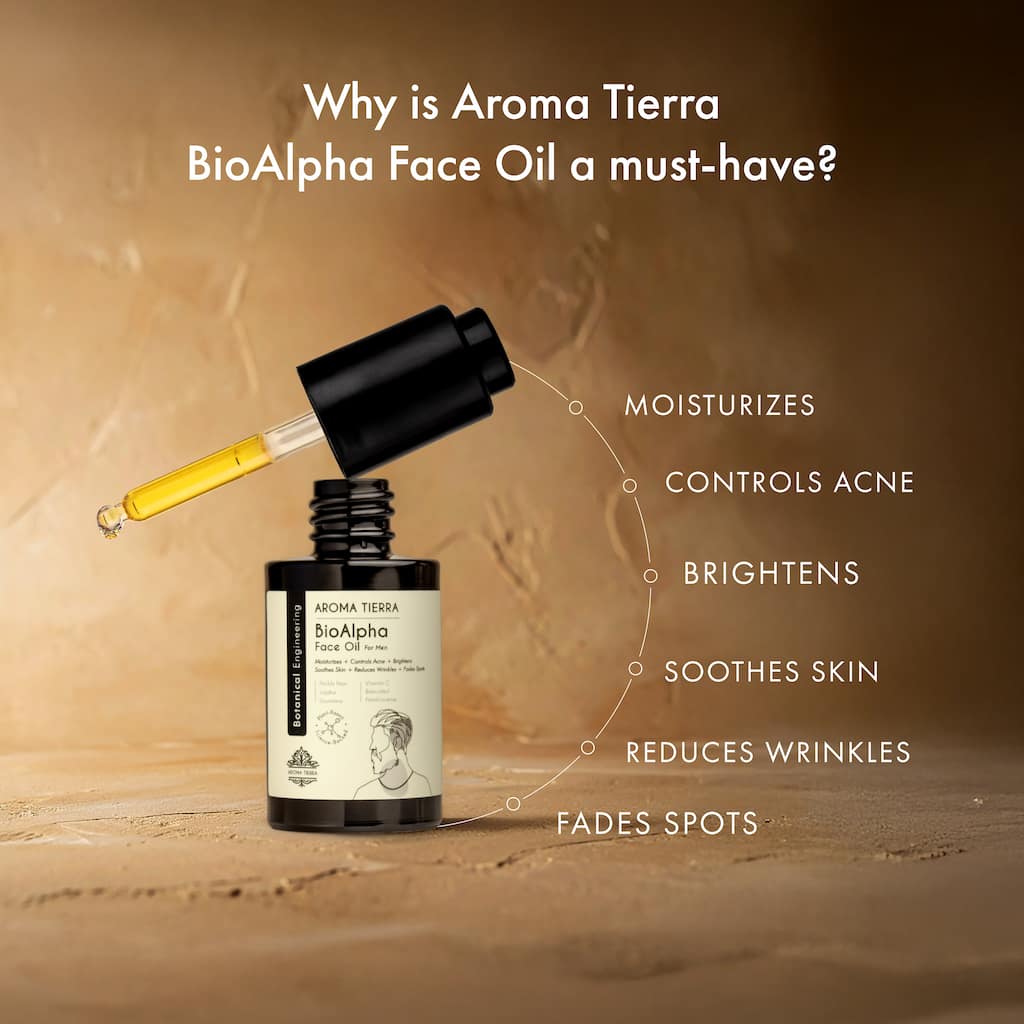 BioAlpha Face Oil – High-Performance Oil for Men