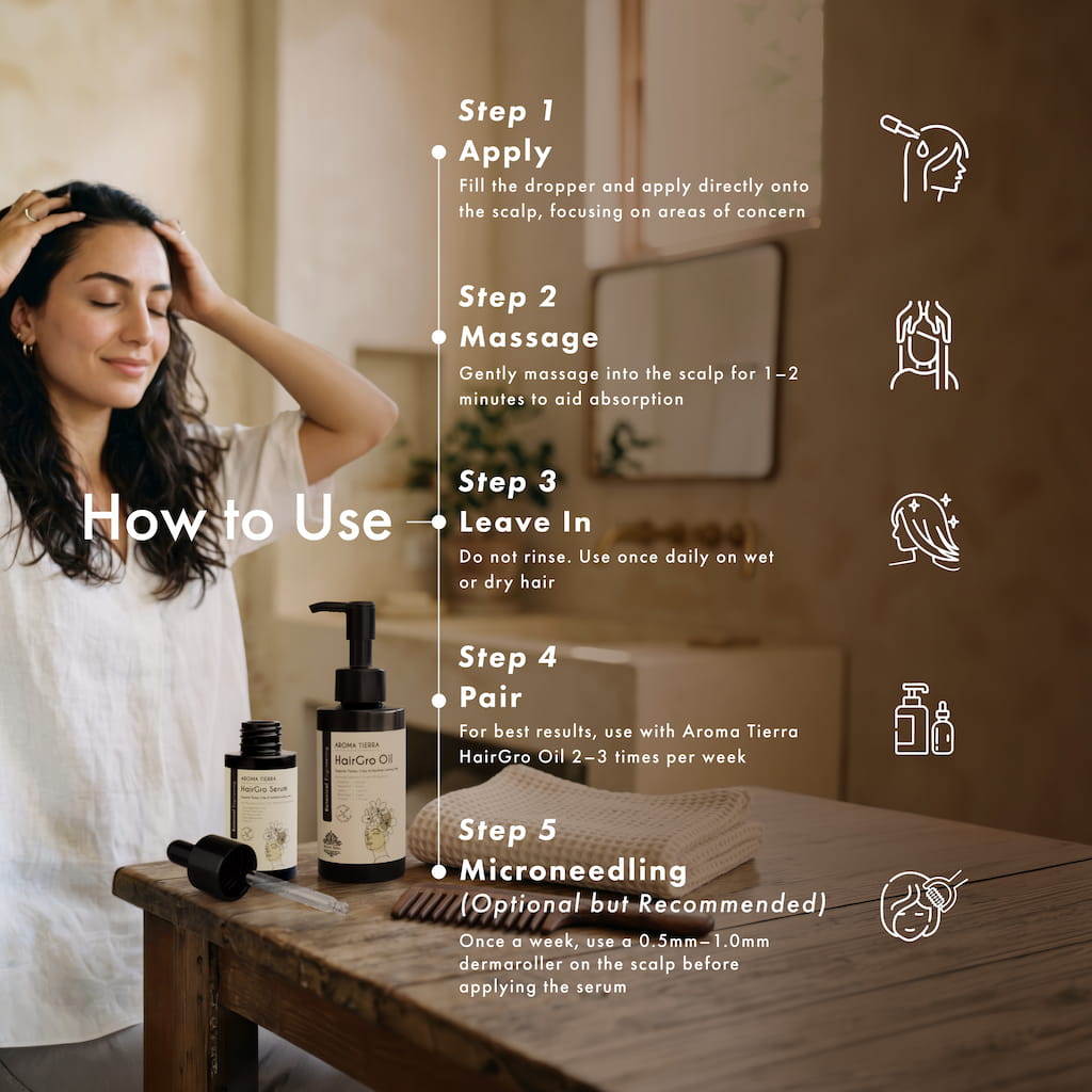 HairGro Hair Growth Serum for Women (with 9 Clinically Proven Bio-Actives)