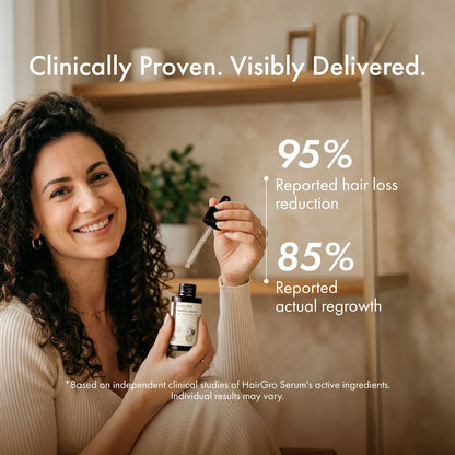 HairGro Hair Growth Serum for Women (with 9 Clinically Proven Bio-Actives)
