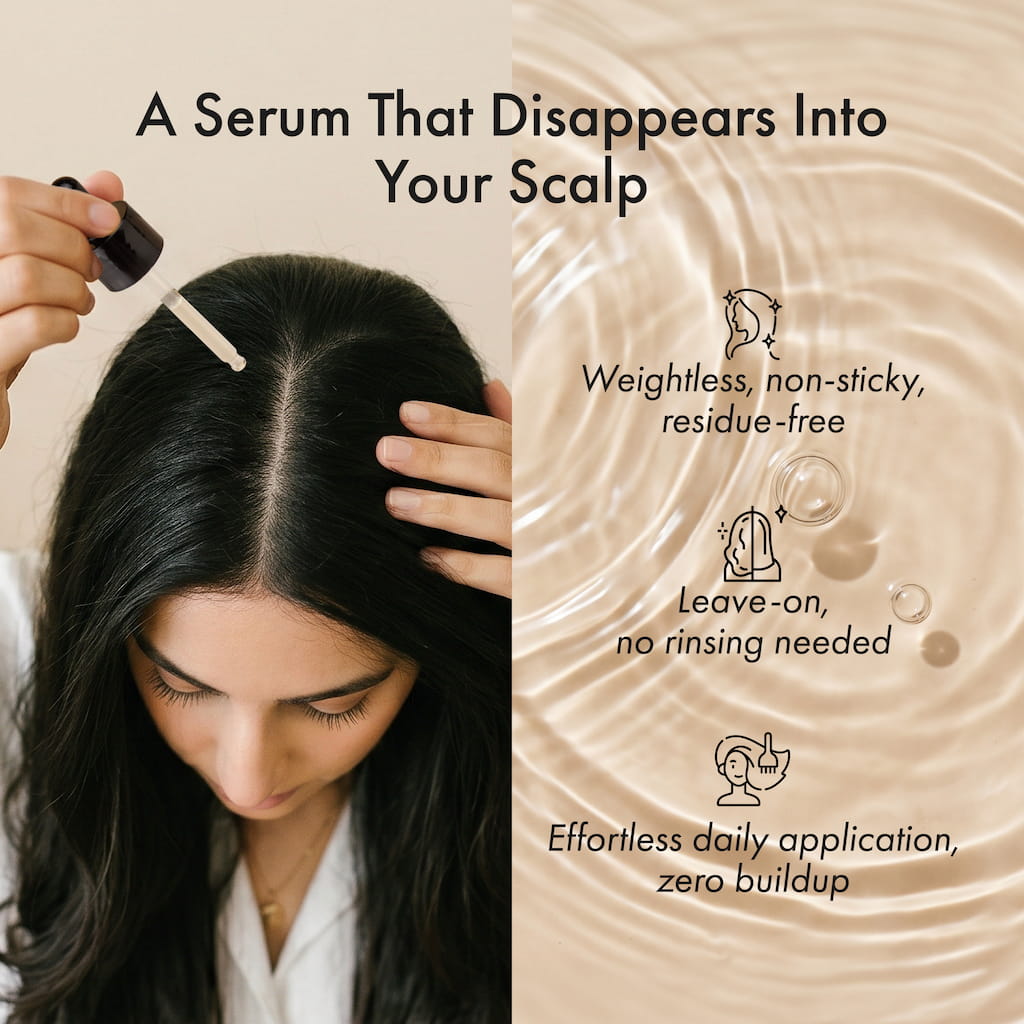 HairGro Hair Growth Serum for Women (with 9 Clinically Proven Bio-Actives)