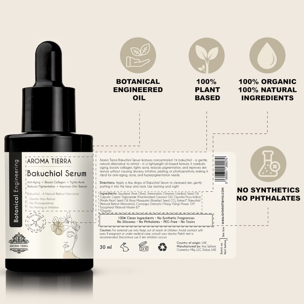 Bakuchiol Face Serum (Retinol Alternative)