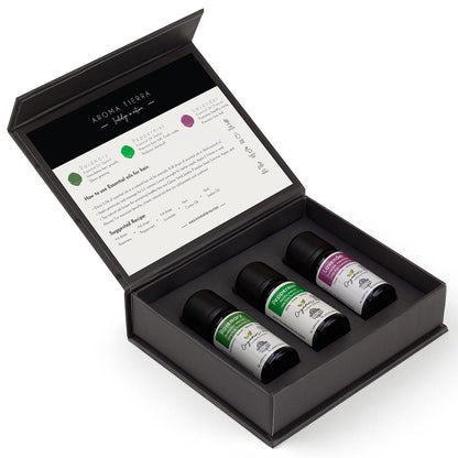 Hair Care Essential Oil Set - with Rosemary, Lavender, Peppermint