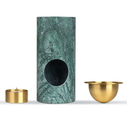 Eden - Emerald Stone Essential Oil Diffuser (Candle Burner)