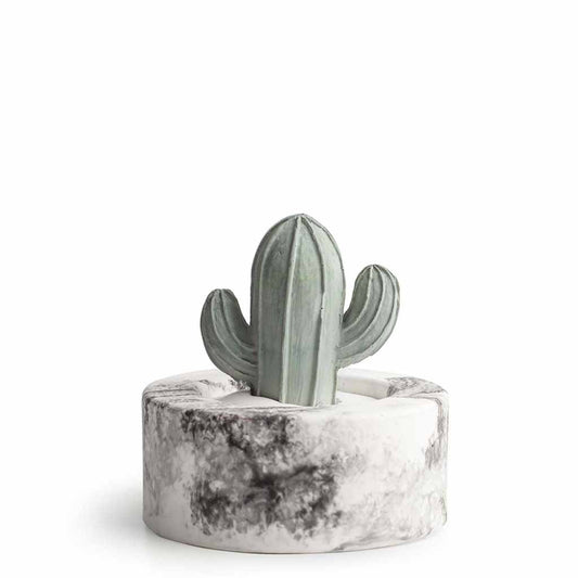 Aroma Tierra Cera Cacti Passive Essential Oil  Diffuser for desk, small spaces, made of high-quality ceramic.  