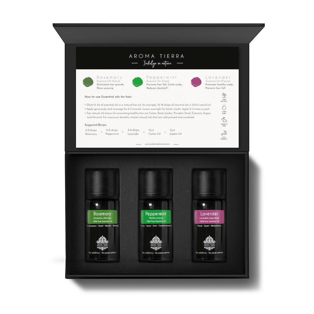 Best Natural Essential Oil Set for Hair Care