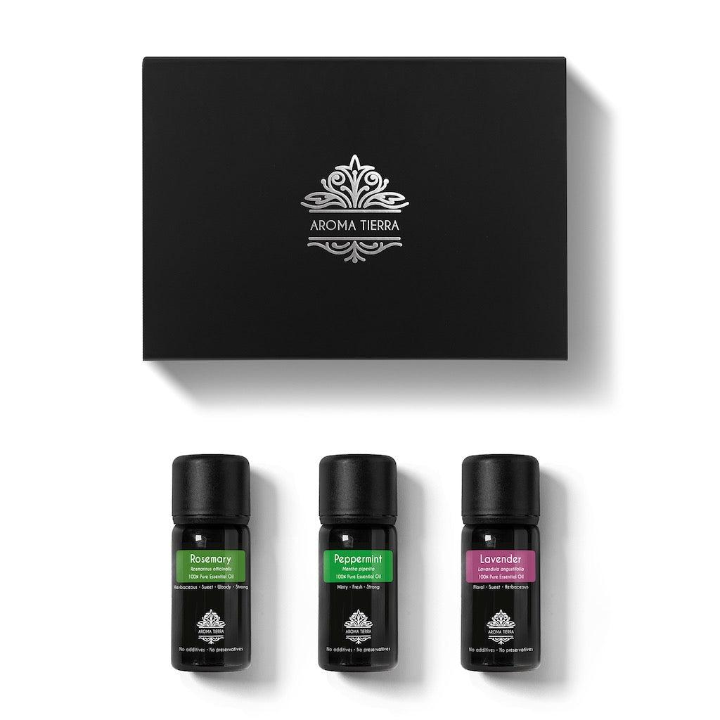 Natural Essential Oil Set for Hair Care
