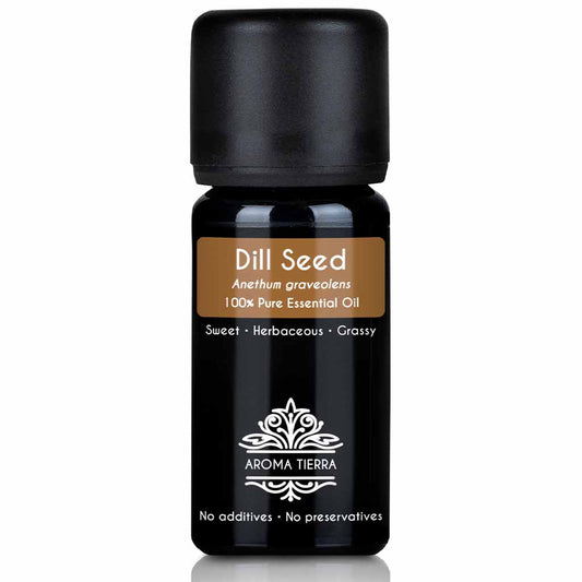 Aroma Tierra Dill essential oil steam distillation  of Dill seeds, Anethum graveolens, 10 ml