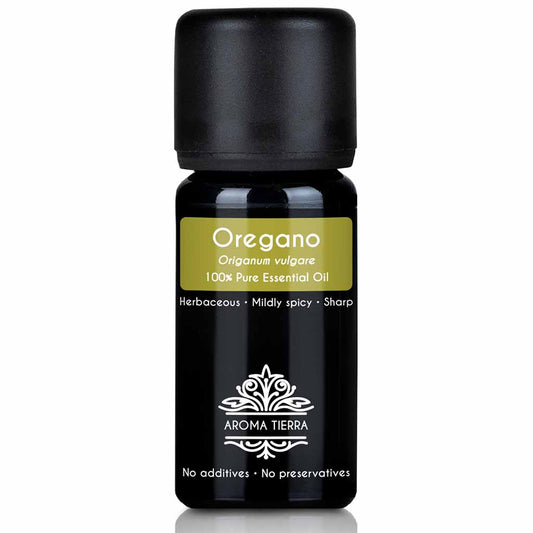 Aroma Tierra Oregano essential oil cold pressing of rind of organic Citrus paradisi, antiviral, anti-fungal,  fight bacterial infections, 10 ml.  