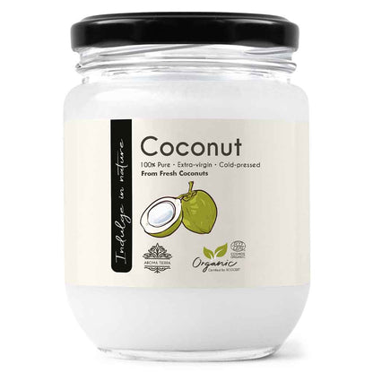 organic extra virgin coconut oil face skin hair body cold pressed