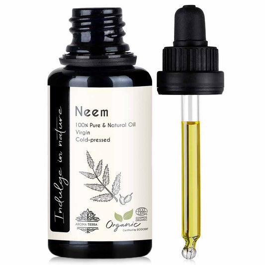 organic neem oil cold pressed skin hair
