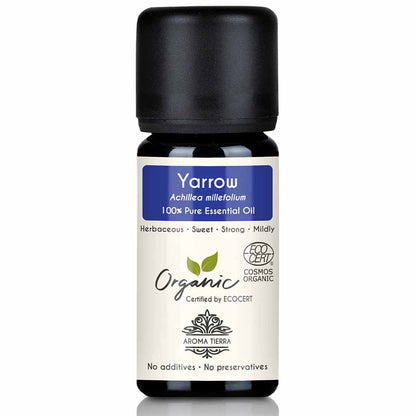 organic yarrow essential oil pure herb extract