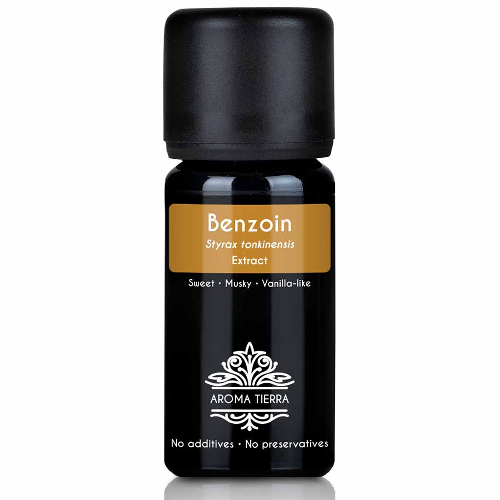Aroma Tierra  Benzoin essential oil resinoids are diluted in DPG to bring them into a liquid of Styrax tonkinensis, 10 ml