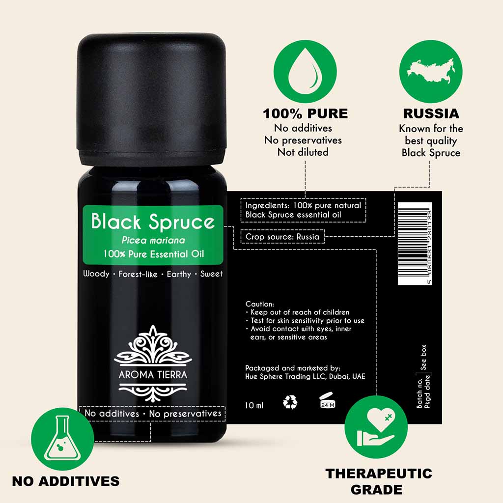 black spruce essential oil pure therapeutic grade