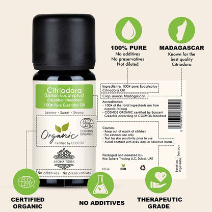 organic citriodora oil mosquito insect repellent