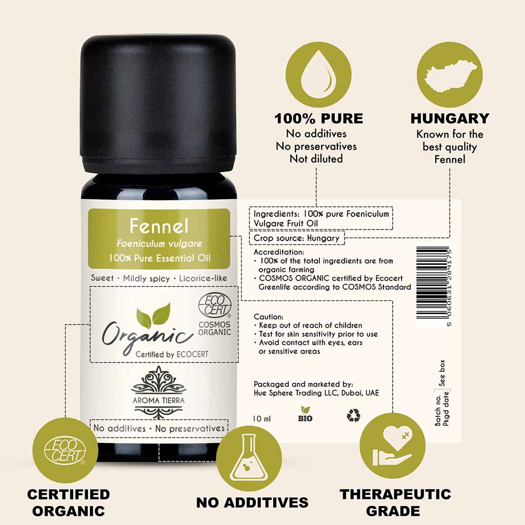 organic fennel essential oil pure therapeutic grade