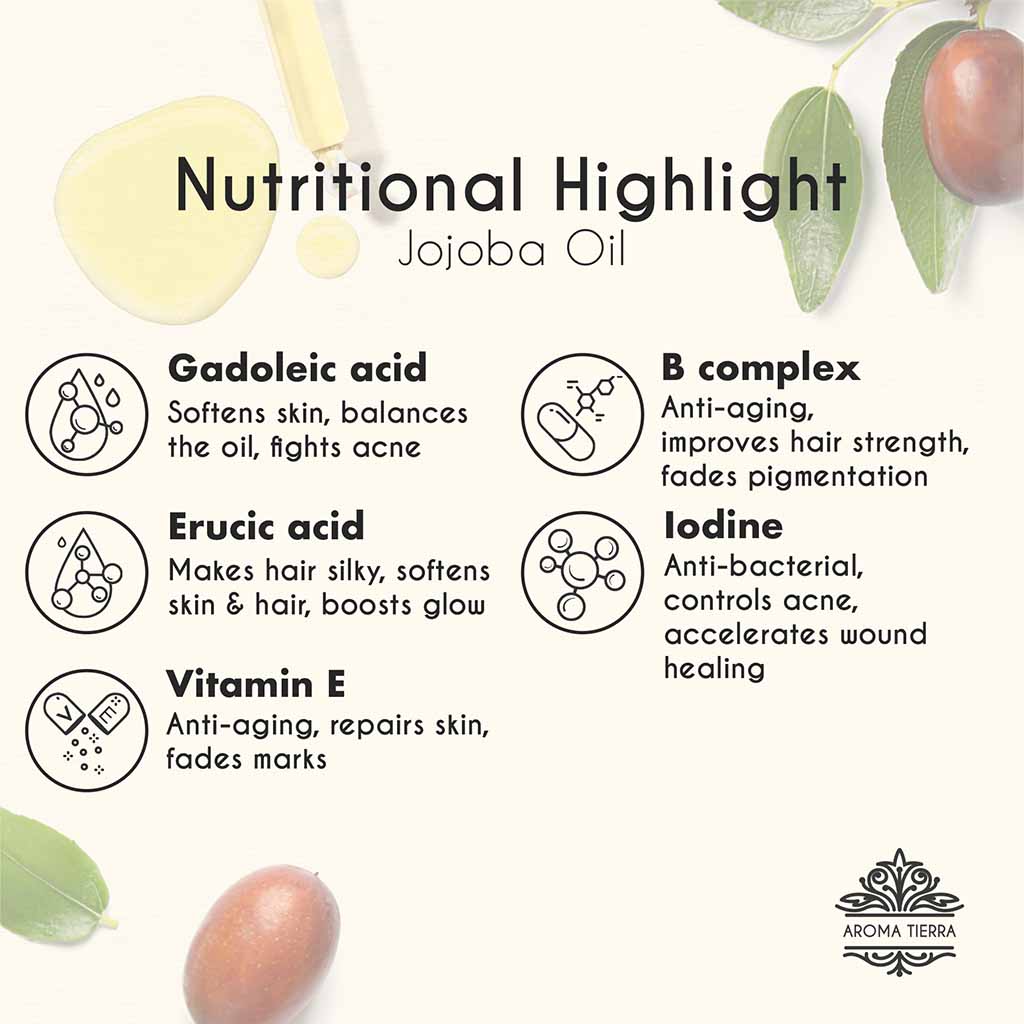 organic jojoba oil nutrient vitamin